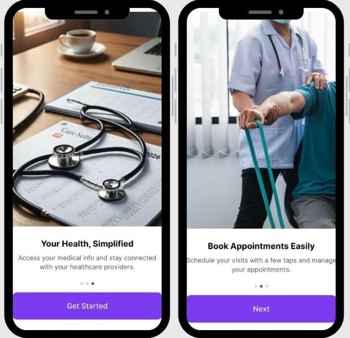 CureSuite clinic interface screenshot 3