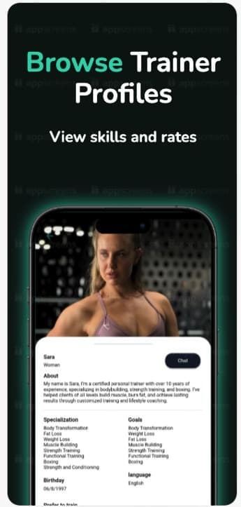 PT Finder app screenshot 2