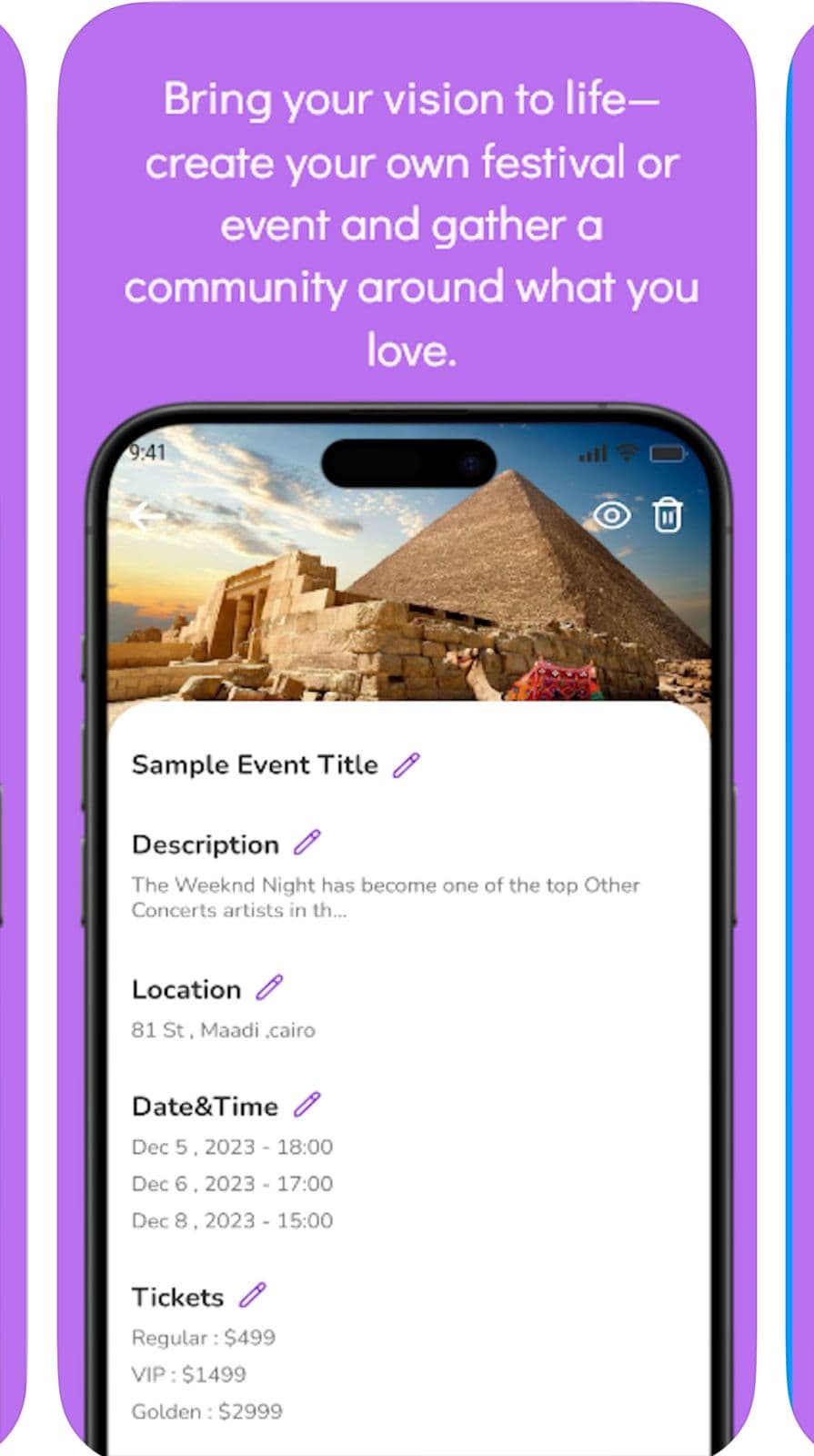 WeeIn event platform screenshot 3